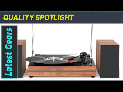 Immerse in Vinyl Bliss: Vintage-Style Record Player with Dual Speakers Review