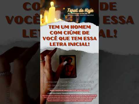 TEM UM HOMEM COM CIÚME DE VOCÊ QUE TEM ESSA LETRA INICIAL! 🌟 [TAROT DE HOJE] *Tarôs*