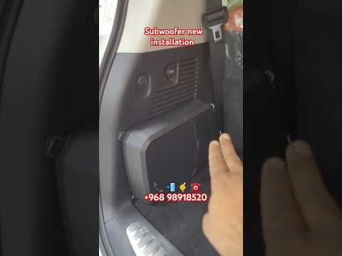 Nissan patrol inthrdest under seat subwoofer buy online subwoofer which this one best quality sales