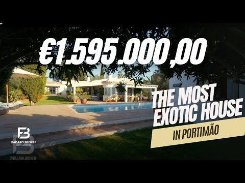 THE MOST EXOTIC HOUSE IN PORTIMAO IS FOR SALE BY BADARO.BROKER (Fabiano Badaro) € 1.595.000,00 Euros