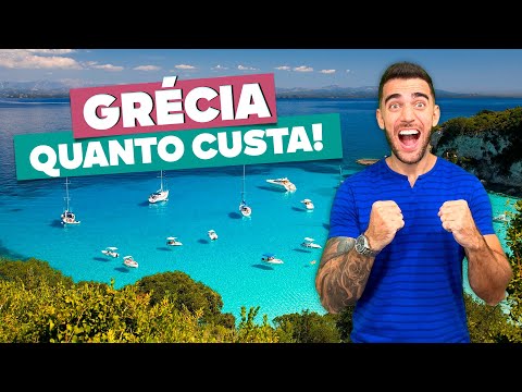 Quanto custa viajar à GRÉCIA? Todos os custos e como economizar! Atenas, Mykonos, Santorini....