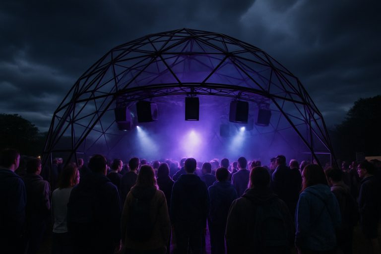 Dark Skies Pavilion Schudt Festival Scene Op Met Indringend Geluid—Geen Podium Vereist